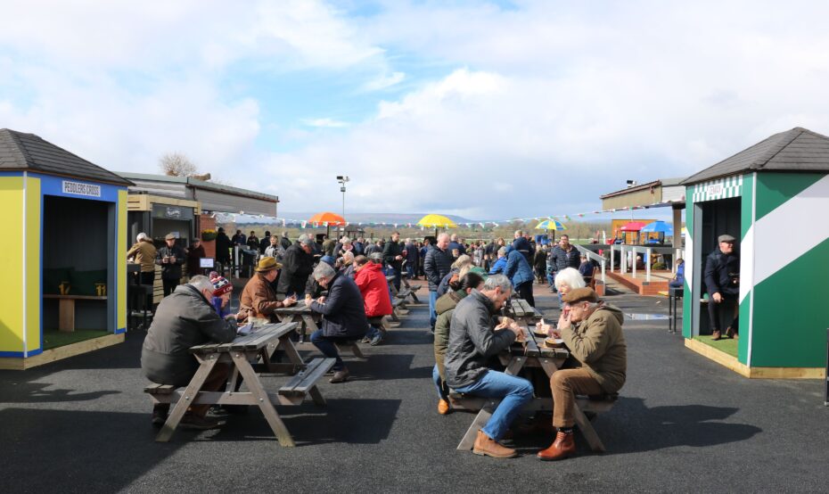 The new food court at Bangor on Dee Racecourse